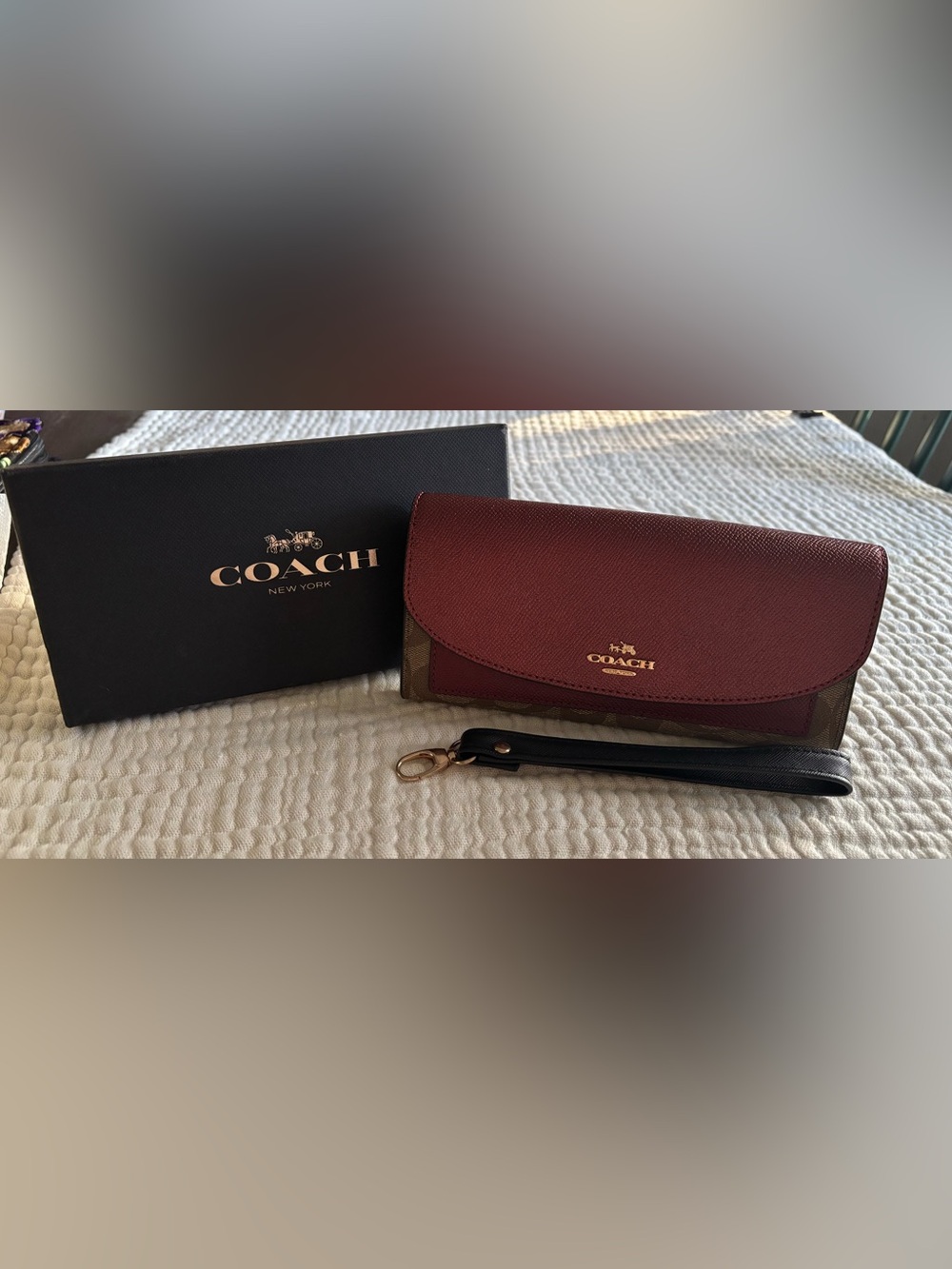 NWT Coach Envelope Wallet